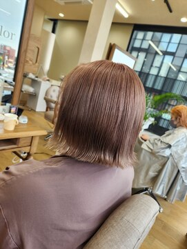 ミラシィ 成田(Mirashy) ブリーチ2回ミルクティーカラー♪