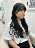 レイヤーパーマ/ロングパーマ/黒髪パーマ