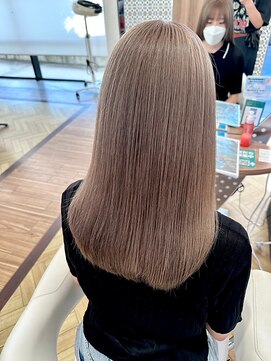 イーストハムアネーロ(EAST HAM anello) 髪質改善/ブリーチケアカラー/ペールベージュ