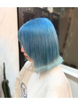 ヴァイス 渋谷店(VAICE)&nbsp;マリンブルー/ハイトーンカラー/ボブ