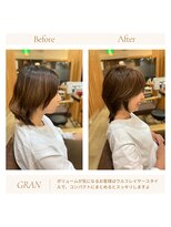 グランバイ アトリエドングリ(Grand × AtlierDonguri)&nbsp;お客様髪質改善データ1800（ミディアムウルフ）