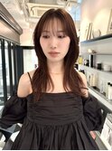 【表参道sheta/中澤】小顔レイヤーカット黒髪ワンレンネビージュ
