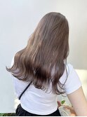 乾かすだけでキマる髪/馴染むハイトーングレージュカラー