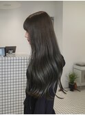 ブリーチなしで作るオリーブグレージュ