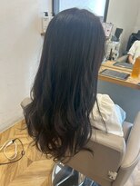 ヘア ルーナ バイ アプリーレ(hair lune by Aprire)&nbsp;20代30代40代透明感ダークブラウン×ゆるふわウェーブ大人可愛い