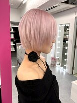 ベレーザ 渋谷神南(Beleza)&nbsp;16682ラベンダーパープルホワイトピンクブリーチヘンリーボブ