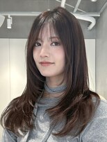 テクネ 天神大名(techne) 天神大名今泉ロングレイヤー韓国風くびれ巻き髪小顔透明感ヘア