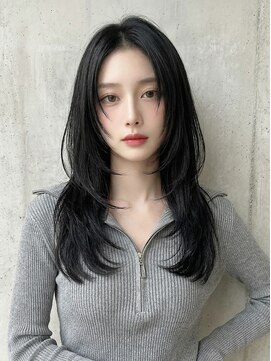 シュガーアンドソルト(SUGAR&SALT) 【ハッシュカット】センターパートで大人っぽ垢抜けヘア