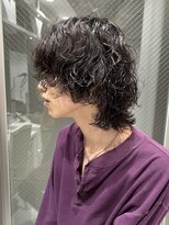 メゾンフォーメン(Maison for men)&nbsp;メンズボブウルフ×波巻きスパイラル