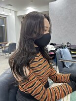 クラン 六甲道(Chlan)&nbsp;顔周りレイヤー×地毛風ブラック