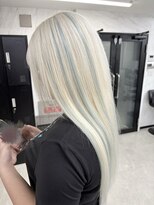 ランズ アネックス 梅田(LANDS ANNEX) ホワイトブロンド+エクステ80本【大阪 梅田】