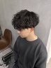 【田中限定：メンズカット＋オールパーマ】※ナチュラル・ニュアンスパーマ系