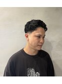 スキンフェード/スパイラルパーマ