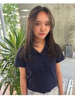 バイ ユア オウン フラワーズ コロン カバ 松本駅前(buy your own flowers : kava)&nbsp;30代40代50代◎大人上品オリーブブラウンレイヤーロング