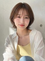 ノア 三宮店(NOA)&nbsp;【NOA】韓国風くびれショート×ショコラベージュ髪質改善カラー