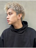 アップバング×ハイトーン