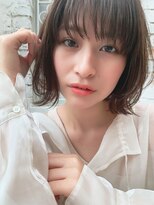 シー バイ ロンド 新宿(Sea by Lond)&nbsp;大人かわいい小顔ハイライトカラー外ハネボブ