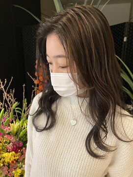 フェイス 大船(FACE) 西原晃-大人かわいい暗めハイライト