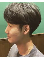 ヒロギンザバーバーショップ 丸の内店(HIRO GINZA BARBER SHOP)&nbsp;韓国風　センターパート　ニュアンスパーマ　丸の内/大手町/東京