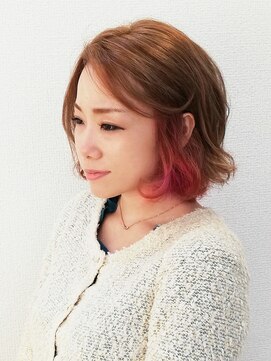 パース 横浜(PERS) フレンチボブwithインナーカラー
