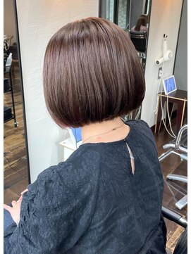 ヘアアンドメイク エジェリ(hair&make egerie) ぶつ切りボブ・ぷつっとボブ