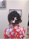 お祭り・お祝いにピッタリ！ヘアアレンジ