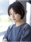 前髪長め大人ショートボブ20代30代40代【AIN.表参道】川原大地