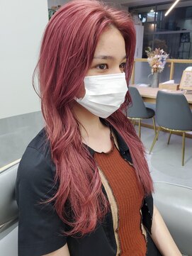 ルッカヨドヤバシ(RUCCA yodoyabashi) ロングレイヤー[ピンク]