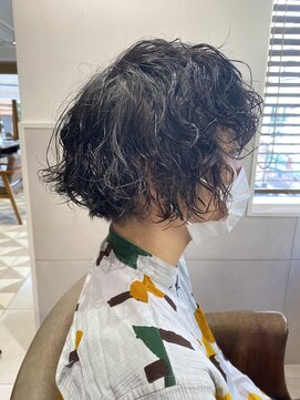 バブ バイネオリーブ(Bab by neolive) □ツーブロックマッシュコンマヘアアップバング