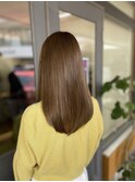 ◎20代30代40代大人可愛い髪質改善カラー艶感ストレート透明感