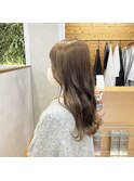 【ブリーチなし】アッシュベージュカラー