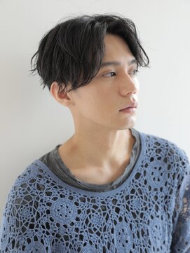 イヴォークオオサカ 心斎橋(EVOKE OSAKA) ニュアンスパーマ マッシュ アップバング