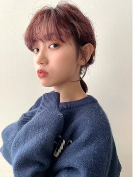 ケーツー あべのキューズモ-ル店(K-two) 暖色カラー*チェリーピンクカラー*デザインカラー*ヘアアレンジ