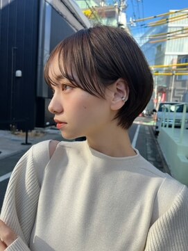 アンバー 池袋(amber) ハンサムショート/レイヤーカット/ミルクティーベージュ[池袋駅]