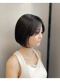 ミニボブ 20代30代40代ヘア 小顔 大阪ボブ 梅田