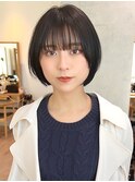 最新トレンド　丸みショートボブ　say.重政　ミニボブ　ショート