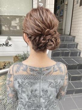 テラス 箕面小野原(Terrace) 結婚式のお呼ばれセット~サイドシニヨン~