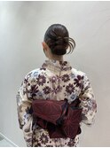 【自由が丘】浴衣ヘアアレンジ/30代40代50代