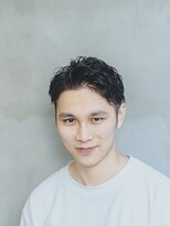 ニカイ(2F)&nbsp;メンズニュアンスパーマ/ブルーブラック