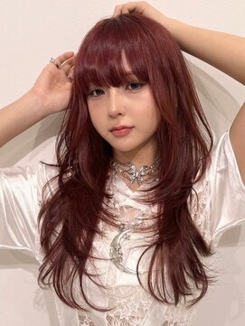 レディアル 渋谷(REDEAL) ワンホンヘア/韓国ヘア/ウルフ/前髪[レイヤーカット/渋谷]