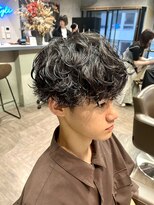 スタイル スマート サロン(STYLE smart salon)&nbsp;STYLE藤沢メンズマッシュ黒髪刈り上げなしシャドウパーマ