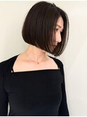 ハイライトレイヤーカットショートボブイルミナカラー天神大名
