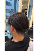 シークレットハイライト/刈り上げ/センターパート