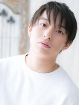 モッズヘア メン 新所沢店(mod's hair men)&nbsp;20代30代メンズカット斜めバングアースカラーショートc新所沢