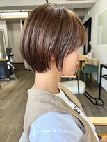 ノア 奈良駅前店(NoA)&nbsp;丸みショートボブ　大人美人ショートヘア　近鉄奈良駅　田村梨乃