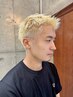 【トップスタイリスト限定】メンズケアブリーチ+カラー+カット