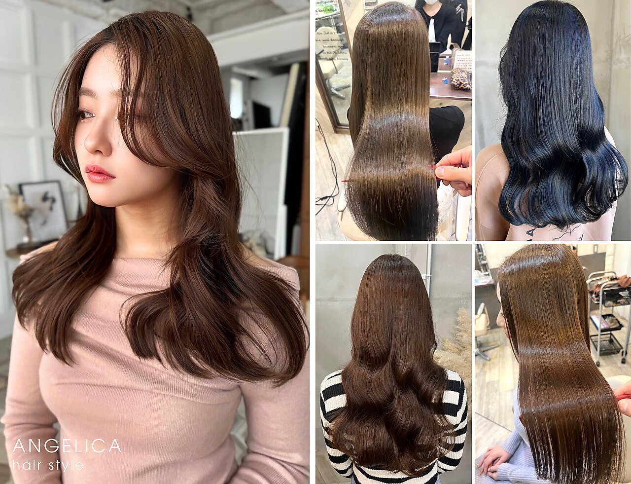 【人気No.1】カット＋艶透明感カラー＋トリートメント\6900