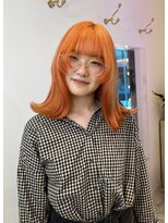 アマンドール(Aman D'or) オレンジカラー×お顔周りレイヤー
