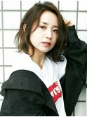 ■地毛風カラー/ワンレンボブ/ふわふわボブ/こなれヘア元町22-7