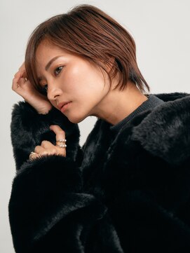 ソワネ 表参道(soigne) 表参道大人ショートボブ顔周りレイヤーカットくびれショート30代